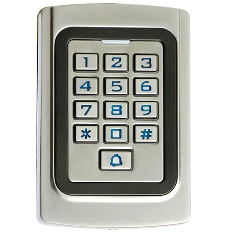 wired keypad in metal box for all 12v gate openers|12v 24vdc keypad.